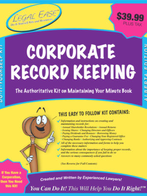 Corporate Record Keeping